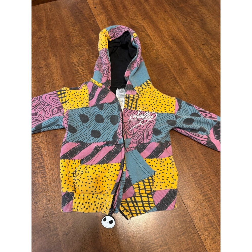 Disney Sally Costume Zip Hoodie Kids 3 Nightmare Before Christmas Jack Size 3
